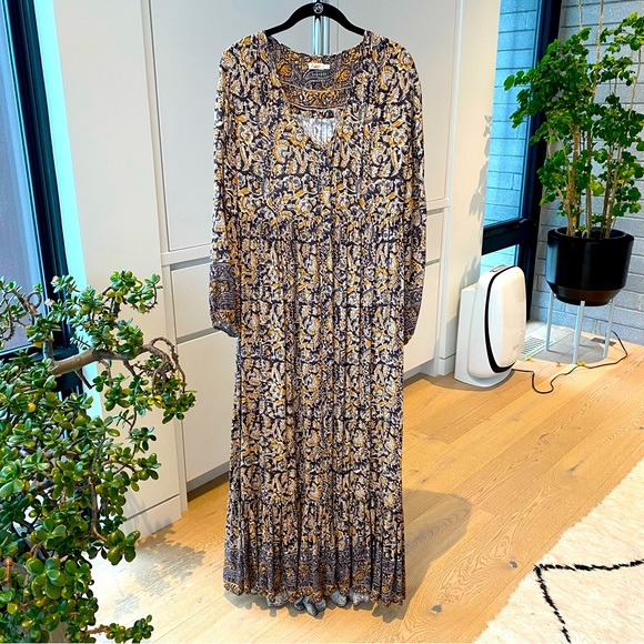 Faherty Paisley Print Maxi - Picture 2 of 4